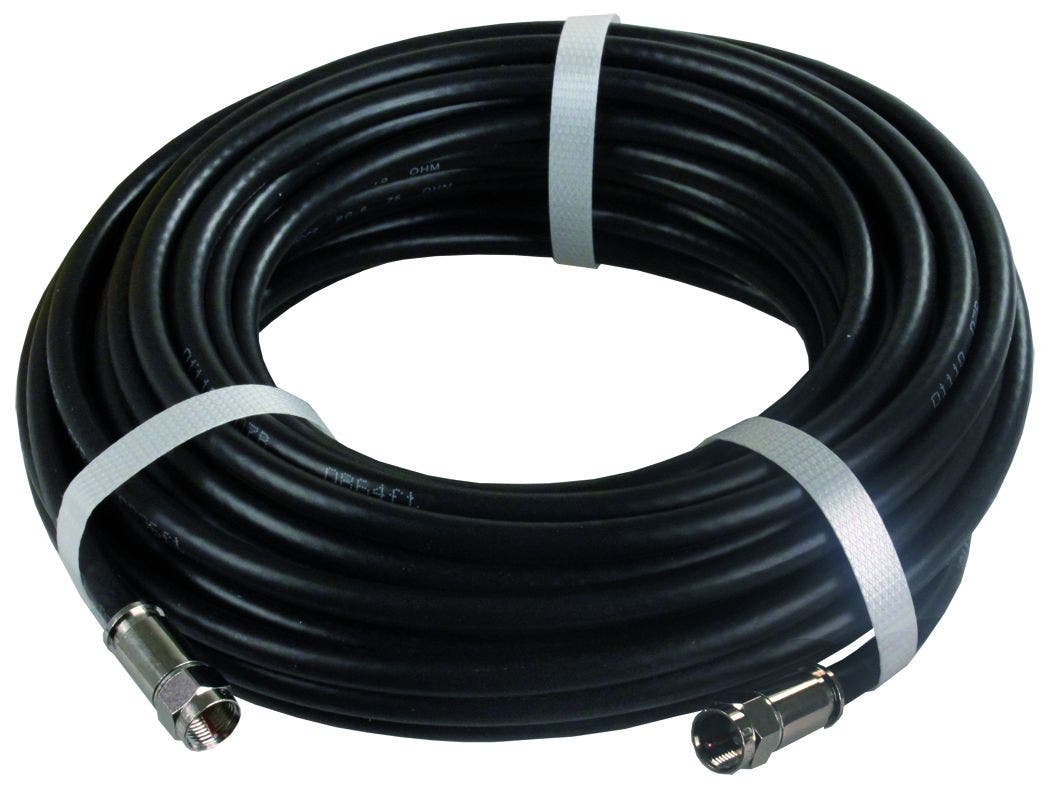 Jr Products 47985 Rg6 Exterior Hd/Satellite Cable - 50'   Audio/ Video Cable;
