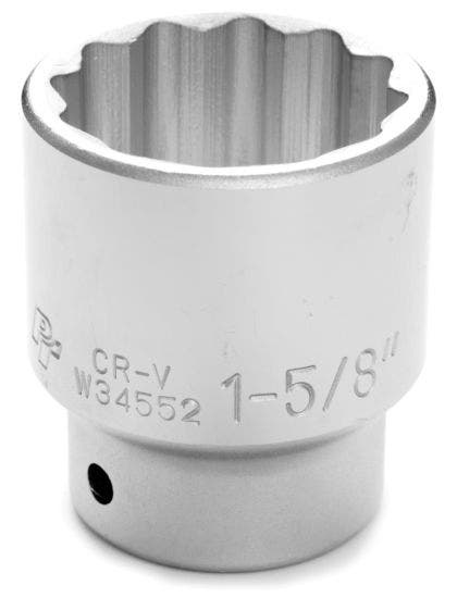 Performance Tool W34552 3/4" Drive 12-Point Sae Standard Socket, 1-5/8"   3/4