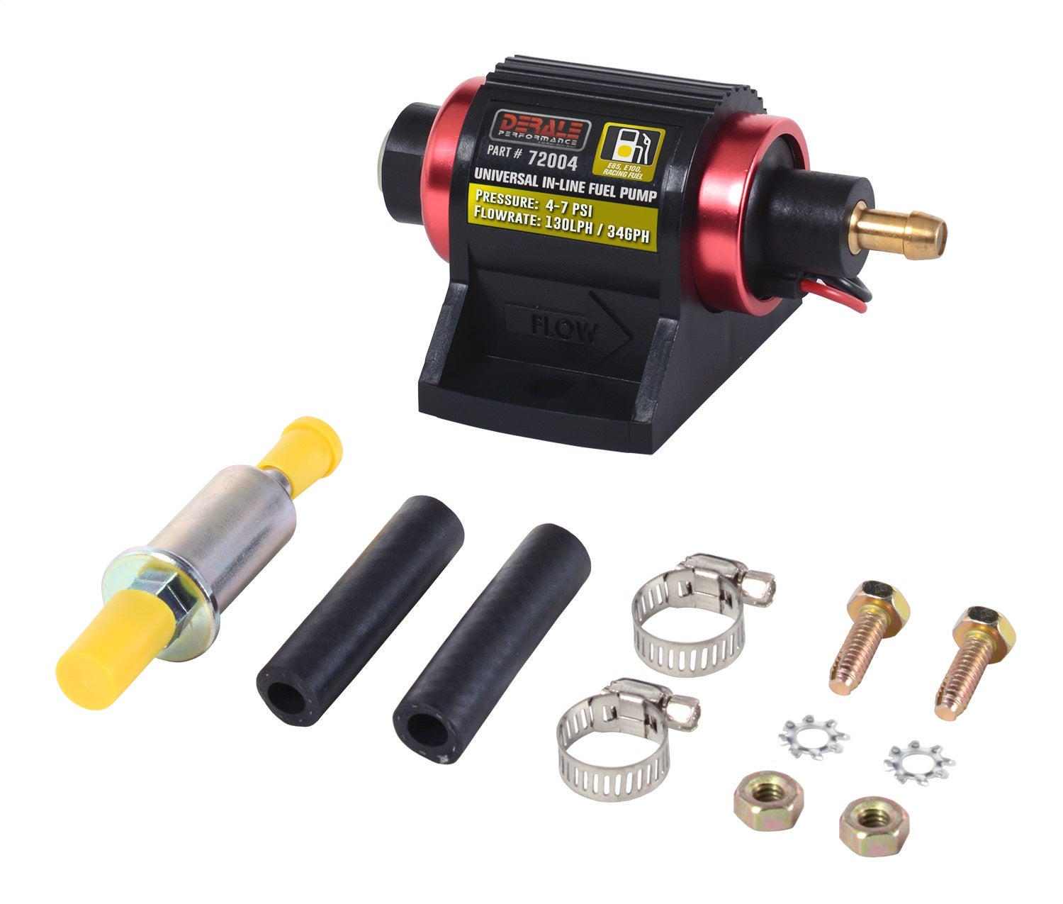 Derale 72004 Universal Inline Fuel Pump Kit   Universal Inline Fuel Pump Kit