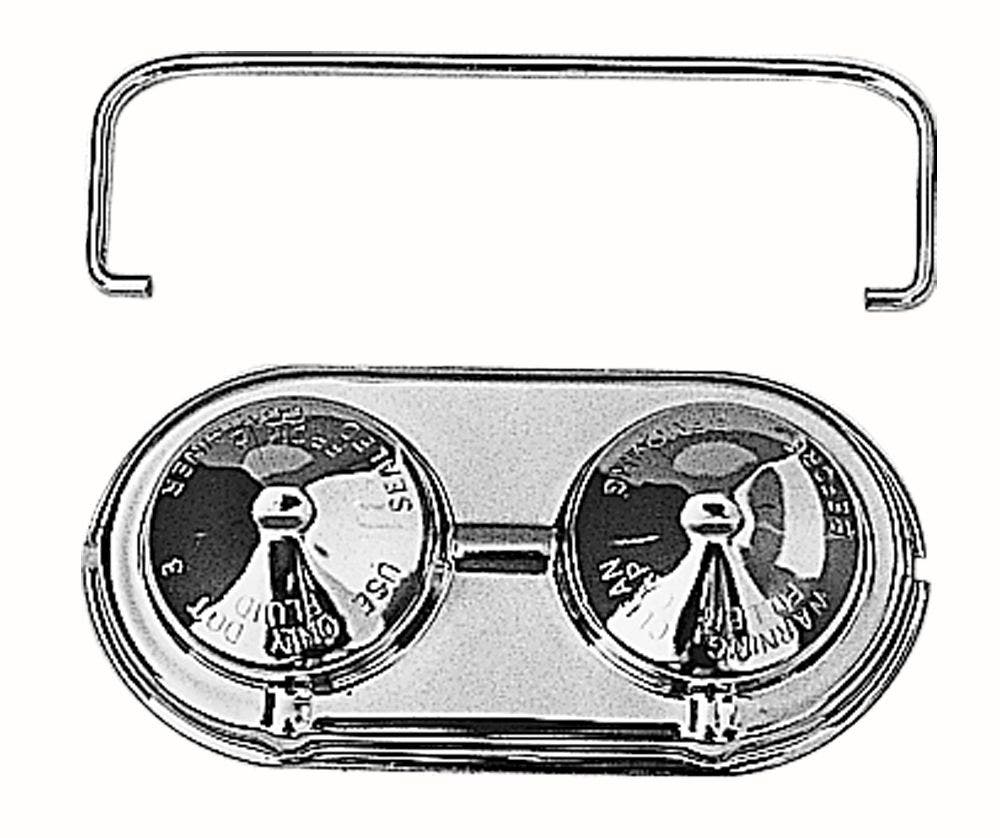 Trans-Dapt 9100 Chrome Brake Cylinder Cover Trans Dapt  Brake Master Cylinder
