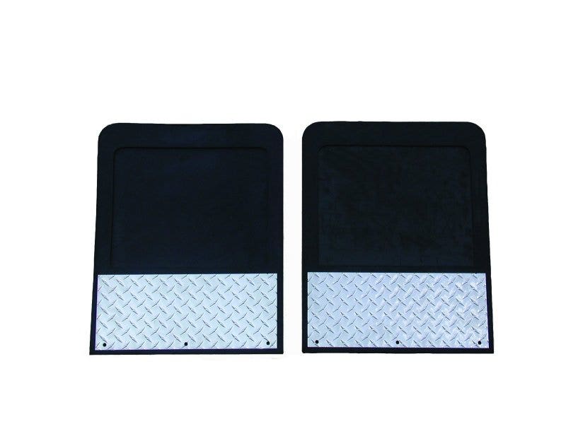 Go Industries D70764set Dim Mud Flap Set Dge 03   Mud Flap Diamond Tread;