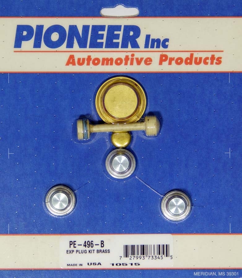 Pioneer Pe-496-B Chevy Ls Freeze Plug Kit Brass   Chevy Ls Freeze Plug Kit Brass