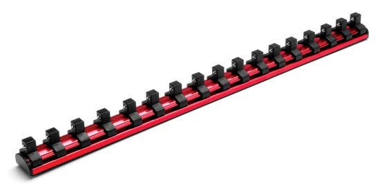 Performance Tool W38003 3/8-Inch Drive Magnetic Socket Rail   Socket Storage