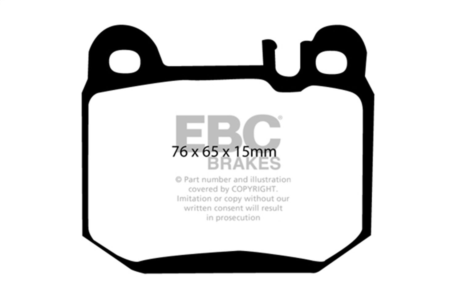 Ebc Brakes Ud874 Ultimax  Brake Pads Fits 00-05 Ml430 Ml500 Ml55 Amg   Ultimax