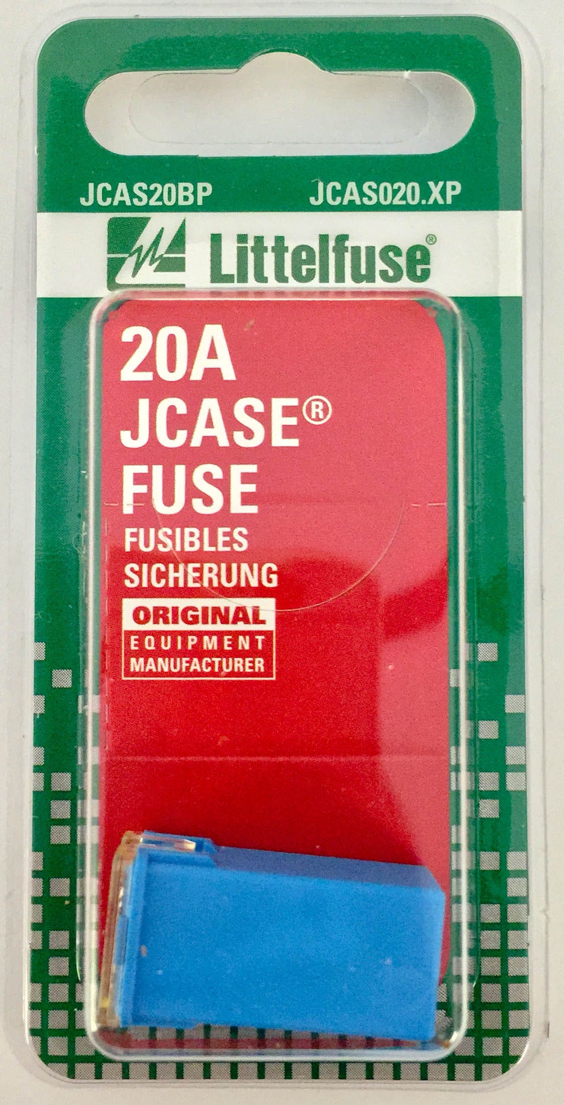 Littelfuse Jcas20bp Jcase 495 Series Automotive Type Cartridge Fuse   Fuse  Type