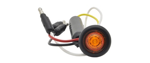 Grote 49363 Yellow Clearance/Marker Lamp (Mcrnv Dot Di W/ Grommet Ece)   Yellow
