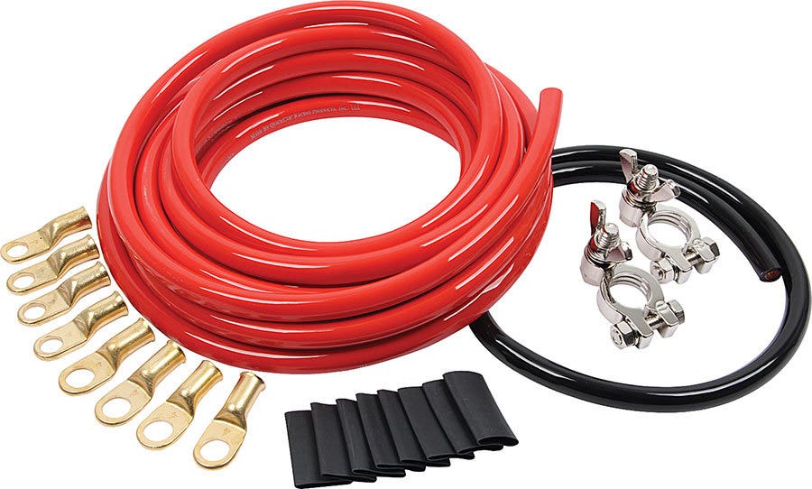 Allstar Performance All76110 2-Gauge Battery Cable Kit   2-Gauge Battery Cable