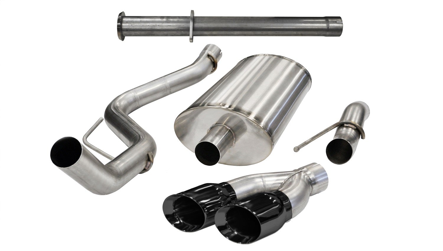 Corsa Performance 14759Blk Xtreme Cat-Back Exhaust System Fits 11-14 F-150