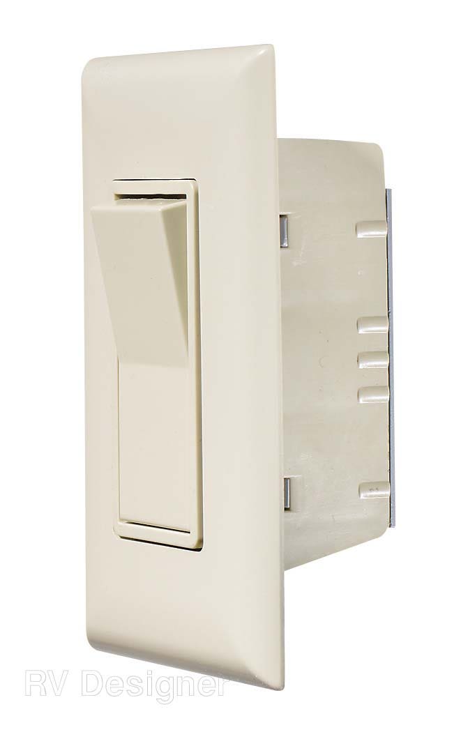 Rv Designer S843, Self Contained Contemporary Touch Switch With Cover Plate,