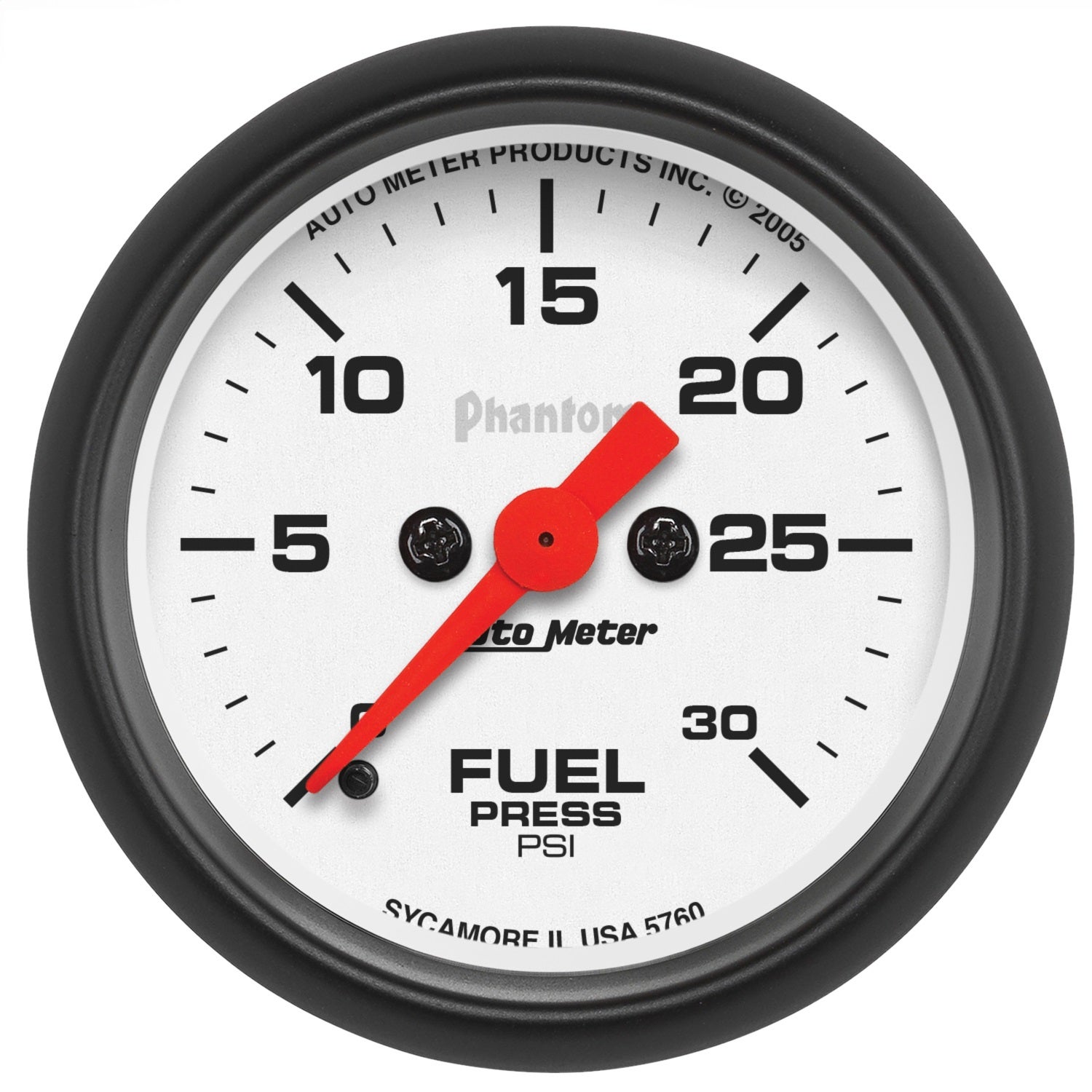 Autometer 5760 Phantom Electric Fuel Pressure Gauge Auto Meter Products 5725