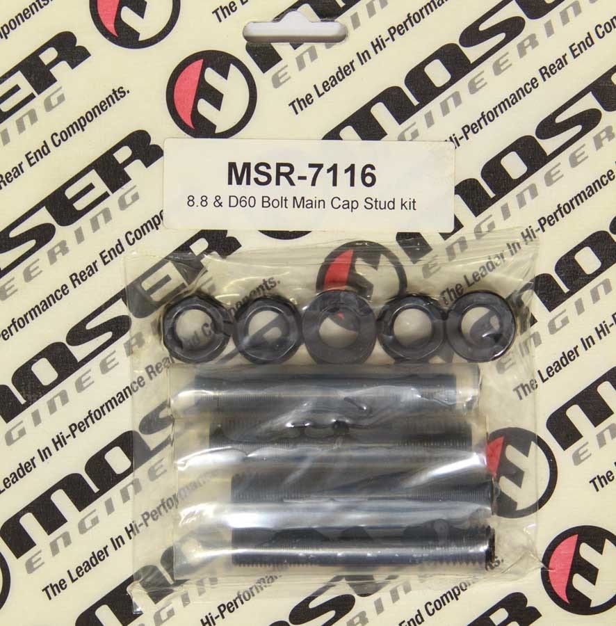 Moser Engineering 7116 Main Cap Stud Kit8.8 Ford & Dana 60, 1 Pack   Main Cap