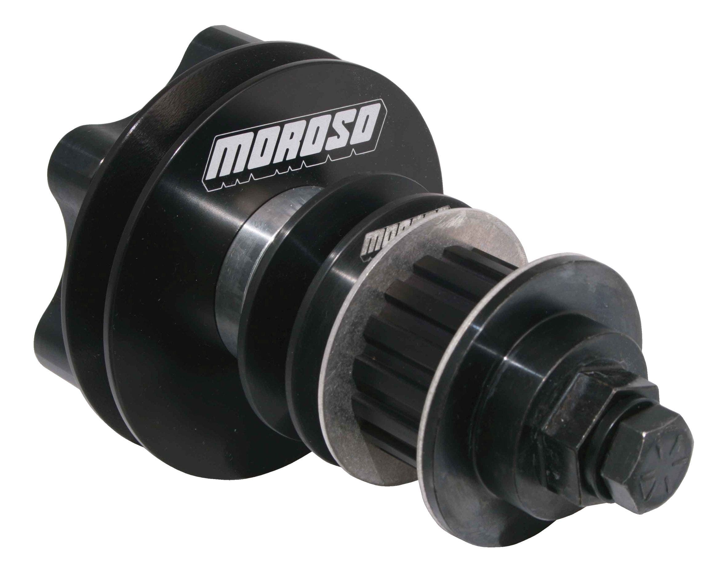 Moroso Drive Kit, Dry Sump & Vacuum Pump, Flange Style With Pulleys, Long, 3
