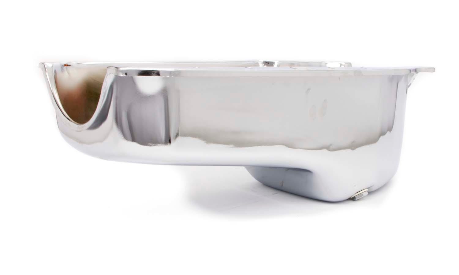 Racing Power Company R9414 Chrome Oil Pan For Small Block Chevy   Chrome Oil Pan