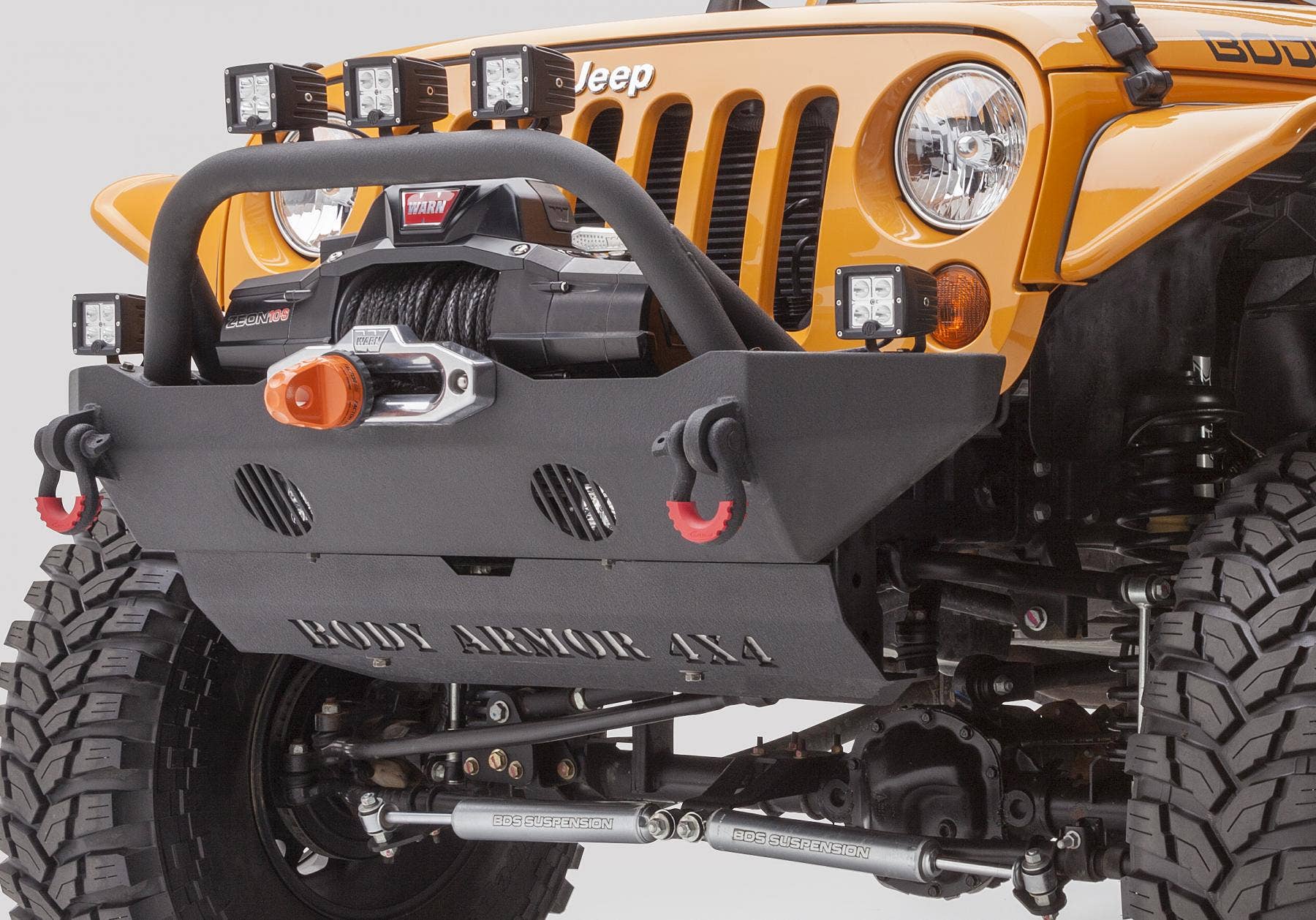Body Armor Jk-19532 Hiline Front Winch Bumper Fits Wrangler (Jk) Wrangler (Jl)