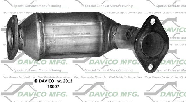 Davico Mfg Catalytic Converter P/N:18007  Catalytic Converter P/N: