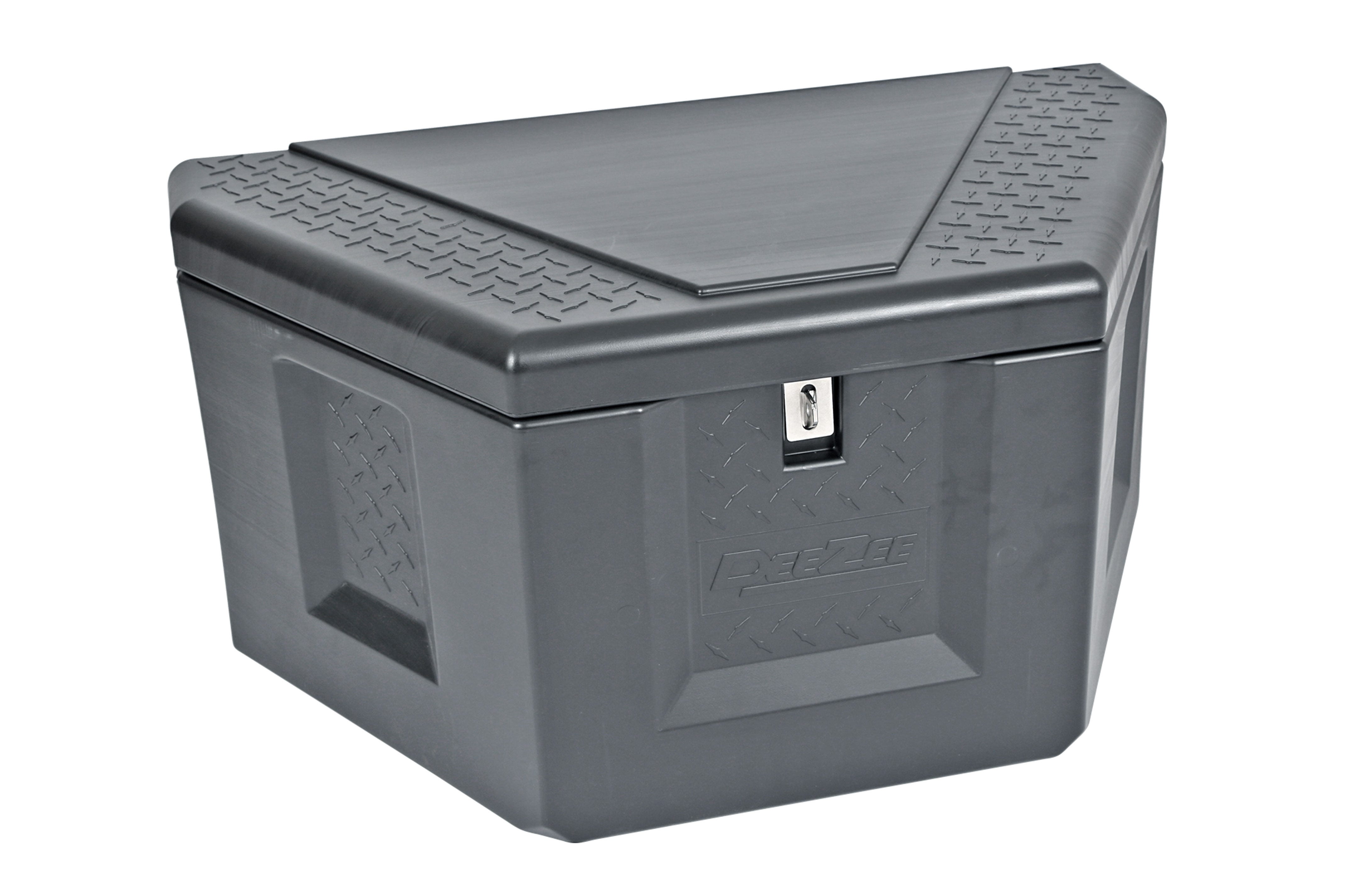 Dee Zee Dz91717p Specialty Series Poly Triangle Trailer Storage Box   Tool Box