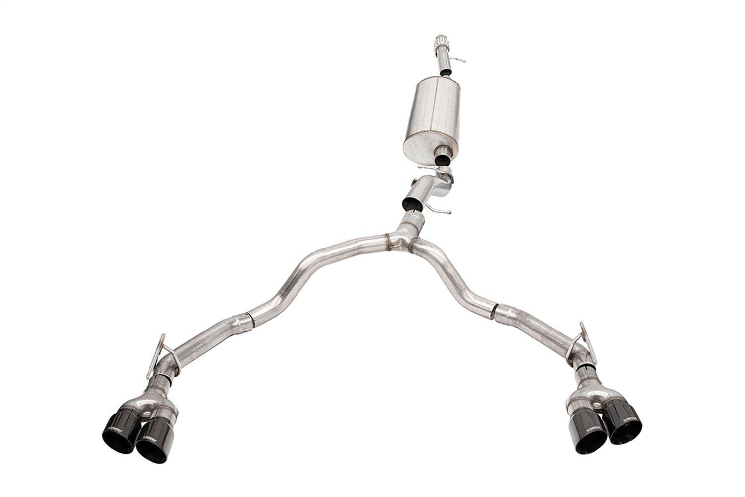 Corsa Performance 21129Blk Sport Cat-Back Exhaust System Fits 21-23 Tahoe Yukon