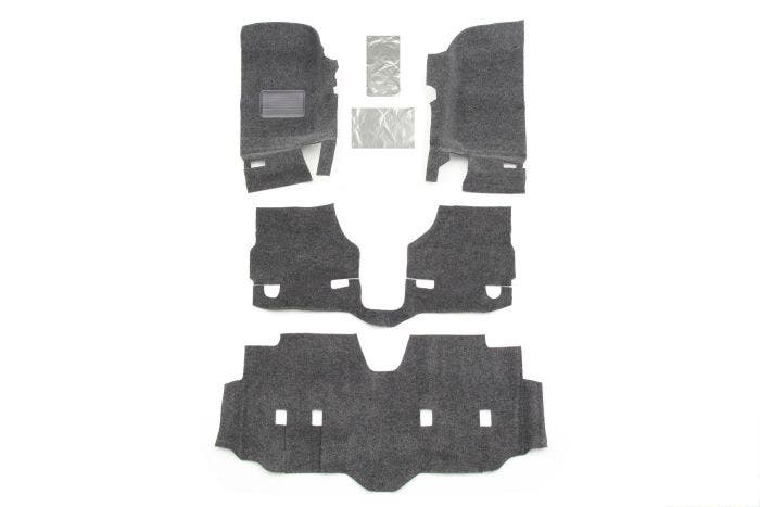 Bedrug Brjk07f4 Bedrug Floor Kit Fits 07-18 Wrangler (Jk) Wrangler (Jl) Bed Rug