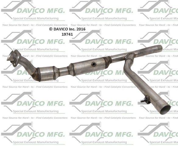 Davico Mfg Catalytic Converter P/N:19741  Catalytic Converter P/N: