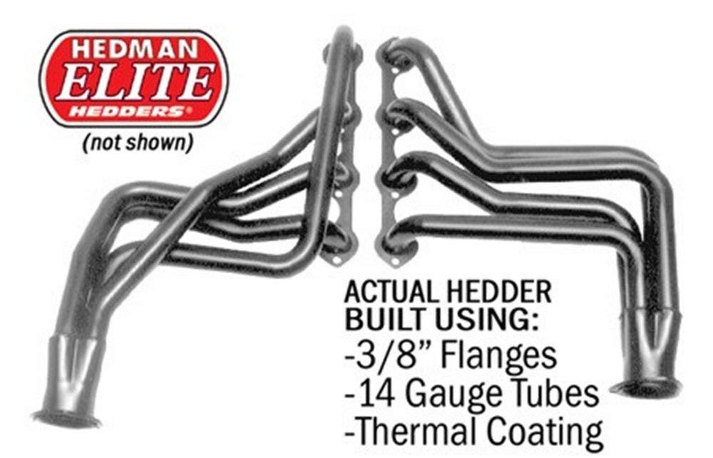 Hedman Hedders Elite Headers; 1-1/2 In. Tube Dia.; 3 In. Coll.; Full Length