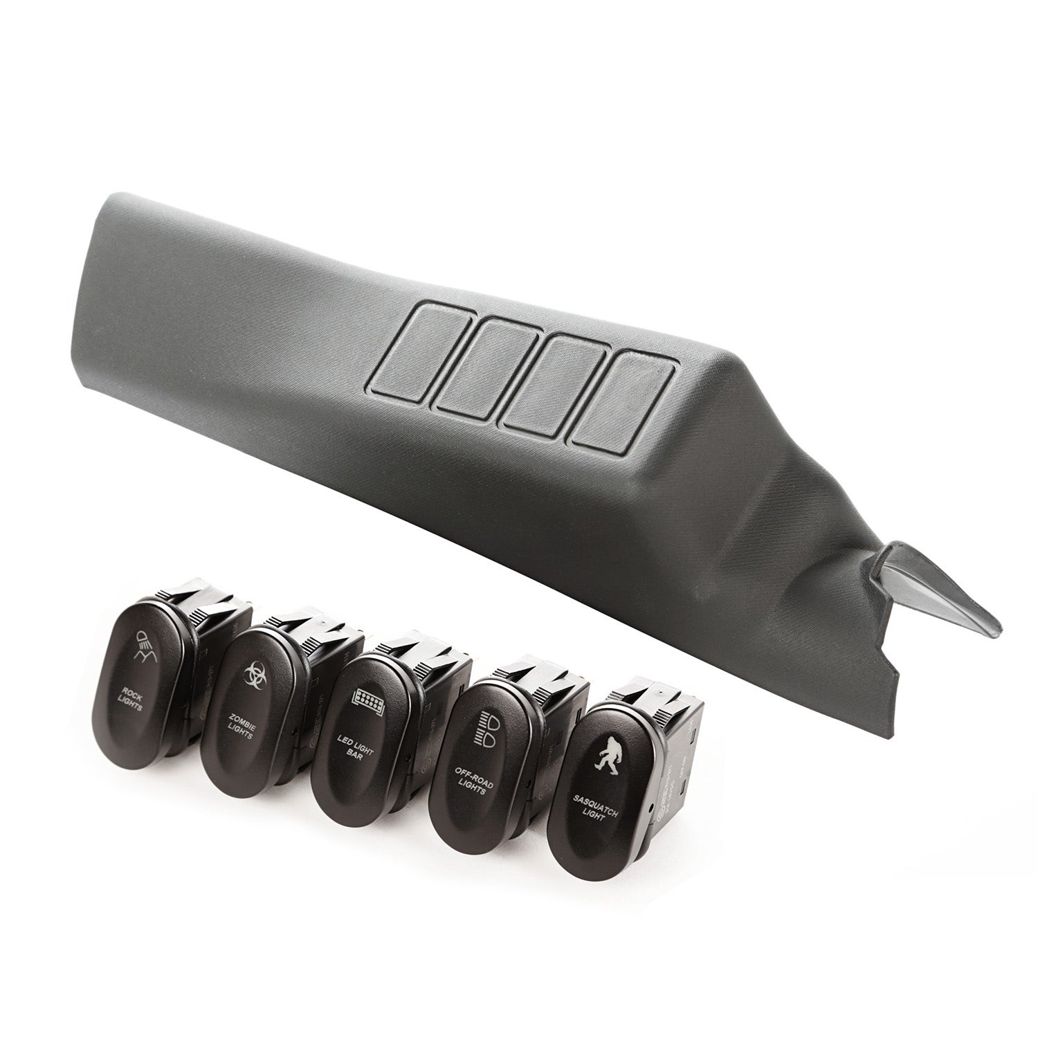 Rugged Ridge 17235.71 A Pillar Switch Pod Kit Fits 11-18 Wrangler (Jk)   Switch