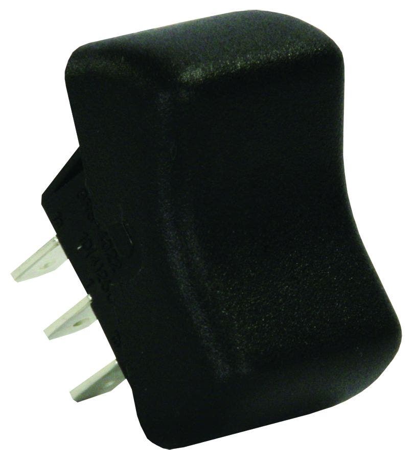 Jr Products 13055 Black Dpdt On/On Switch   Multi Purpose Switch; Type - Rocker,