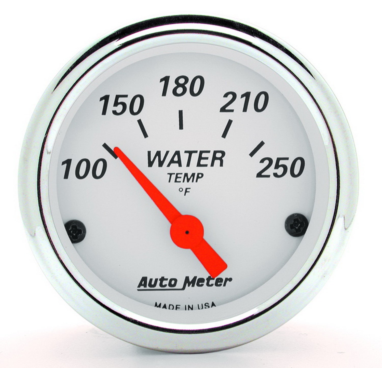 Autometer 1337 Arctic White Water Temperature Gauge Auto Meter Products  Gauge