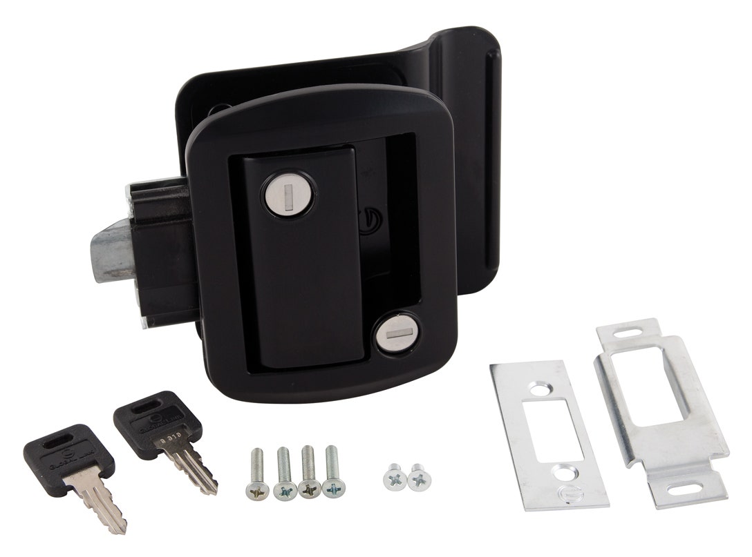 Metal Tt Lock W/Keys Blk Metal Tt Lock W/Keys Blk