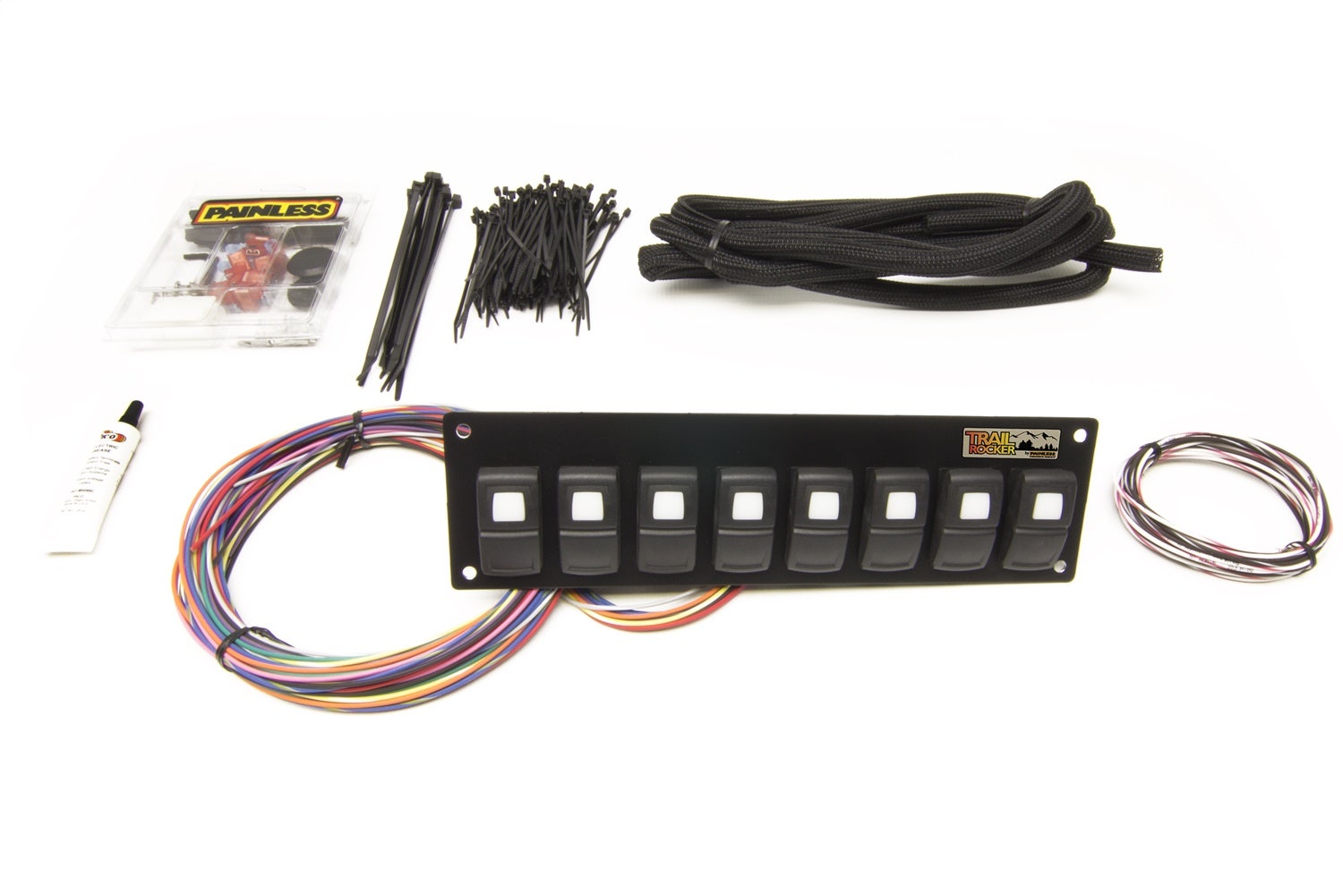 Painless Wiring 57101 Trail Rocker 8-Switch Panel   Trail Rocker 8-Switch Panel