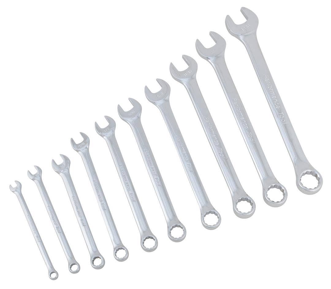 10 Pc Sae Polish Std Wrench Set 10 Pc Sae Polish Std Wrench Set