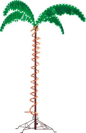 Ming's Mark Green Long Life Decorative 7Γçö Led Rope Light Palm Tree   Party