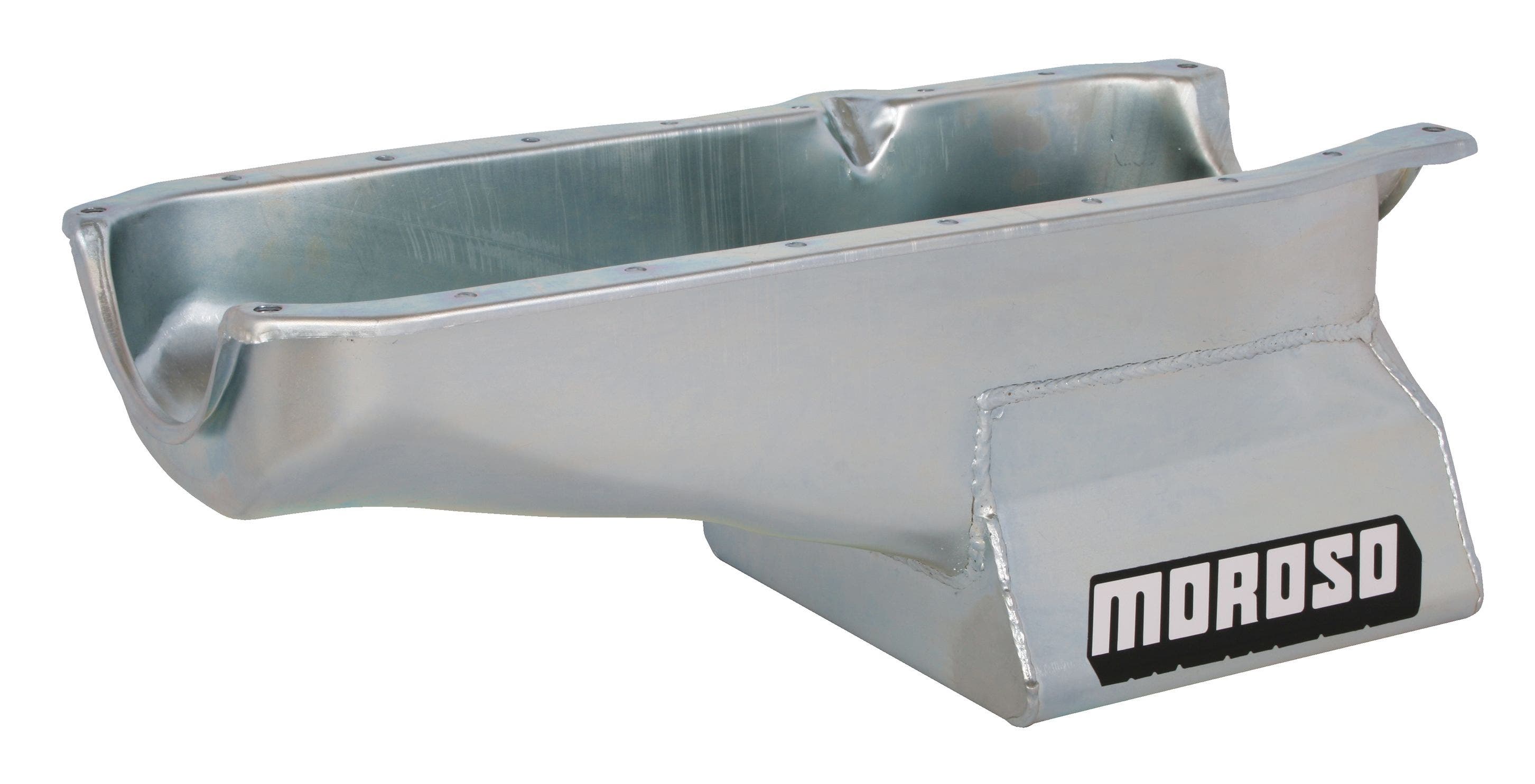 Moroso 20205 8.25" Oil Pan For Chevy Small-Block Engines With Passenger-Side