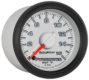 Autometer 8544 Gen 3 Dodge Factory Match Pyrometer/Egt Gauge Auto Meter Products
