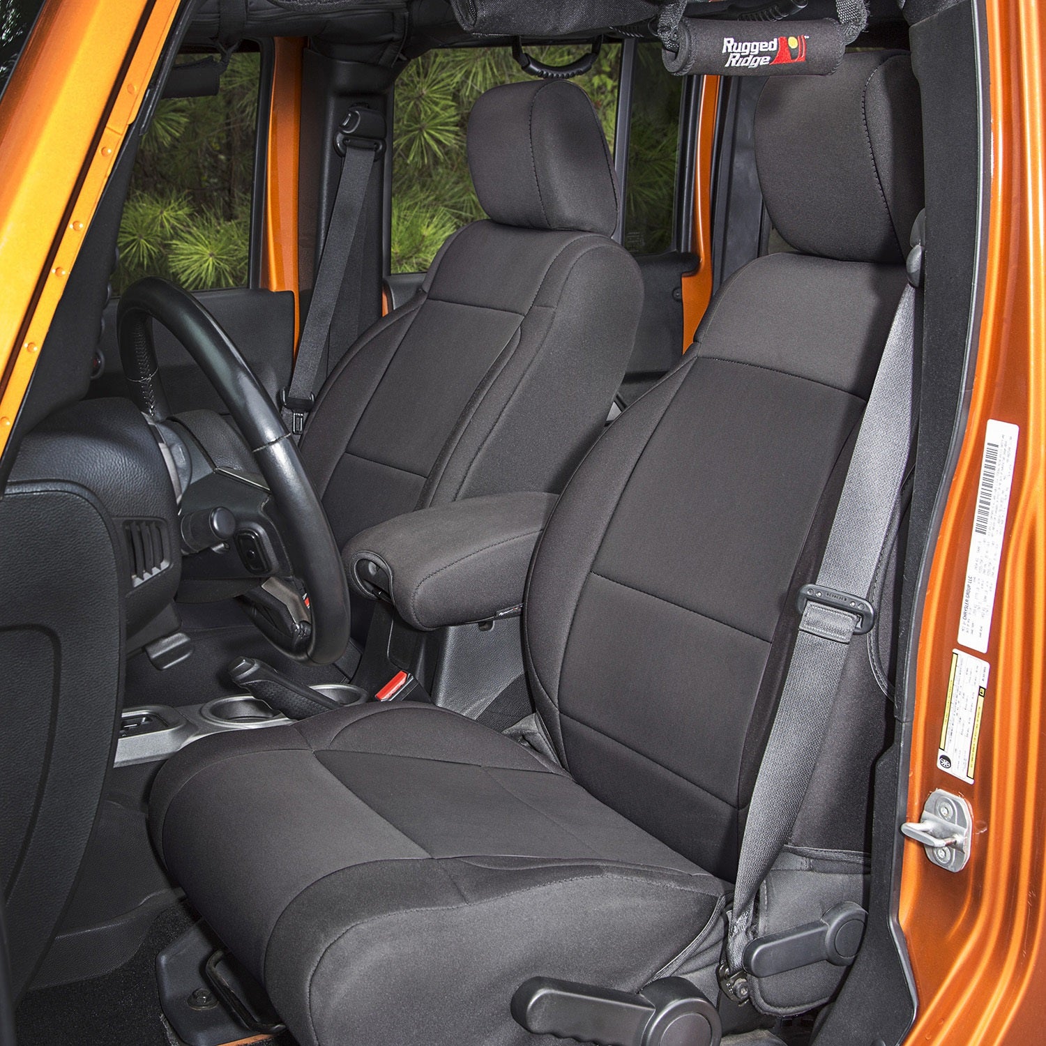 Rugged Ridge 13296.01 Seat Cover Kit Fits 11-18 Wrangler (Jk)   Seat Cover Kit