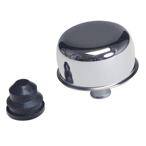 Trans-Dapt 4871 Chrome Valve Cover Breathers Trans Dapt  Crankcase Breather Cap;