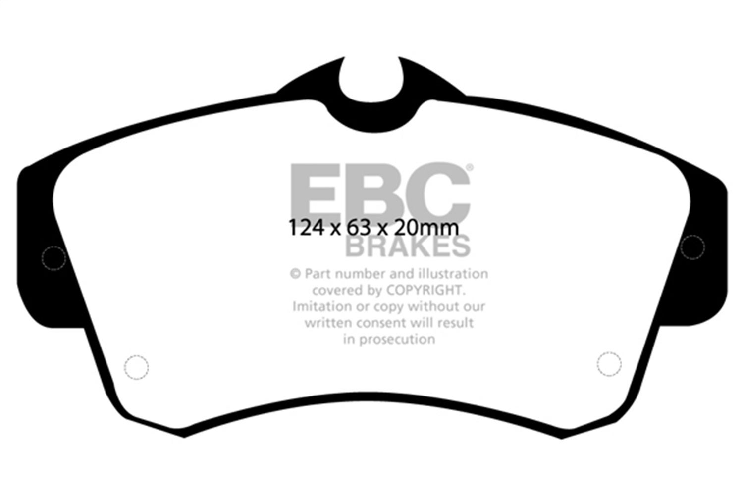 Ebc Brakes Dp31357c Redstuff Ceramic Low Dust Brake Pads Fits Neon Pt Cruiser