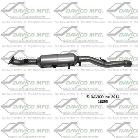 Davico Mfg Catalytic Converter P/N:18395  Catalytic Converter P/N: