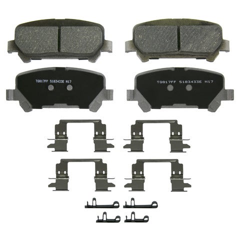 Wagner Brake Disc Brake Pad Set P/N:Qc1806  Disc Brake Pad Set P/N: