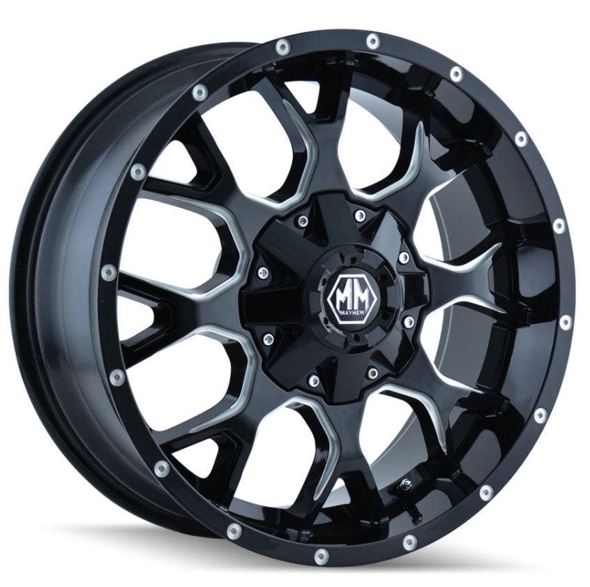Warrior (8015) Blk/Milled Spokes 20 Warrior (8015) Blk/Milled Spokes 20
