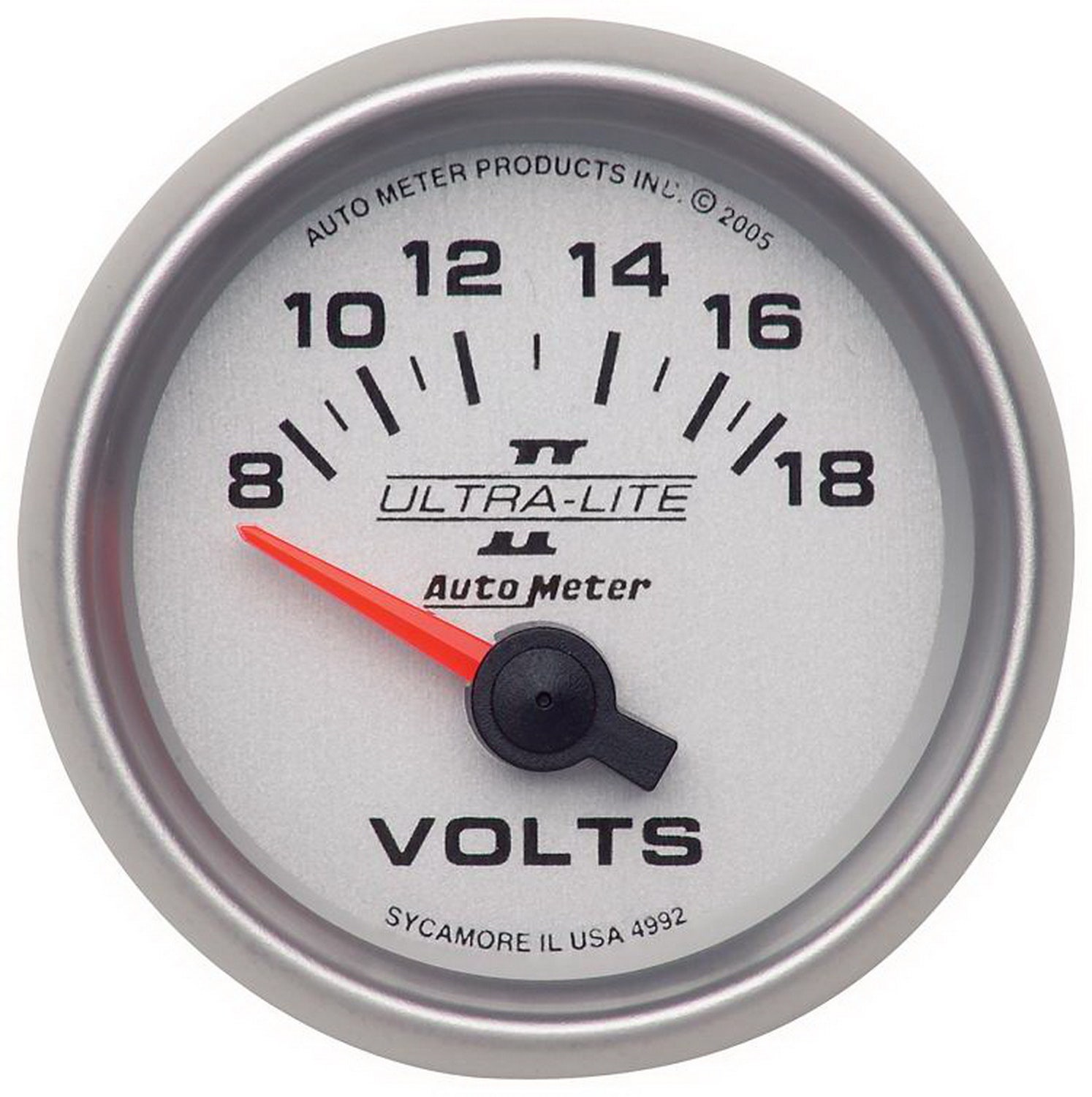 Autometer 4992 Ultra-Lite Ii Electric Voltmeter Gauge Auto Meter Products 4949