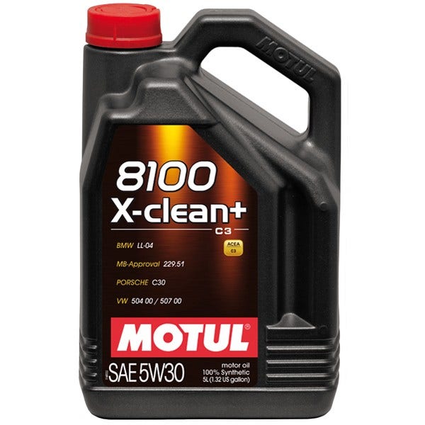 Motul 106377 8100 X-Clean + 5W30 4X5l  Usa 8100 X-Clean+ Oil  Use - Racing, Type