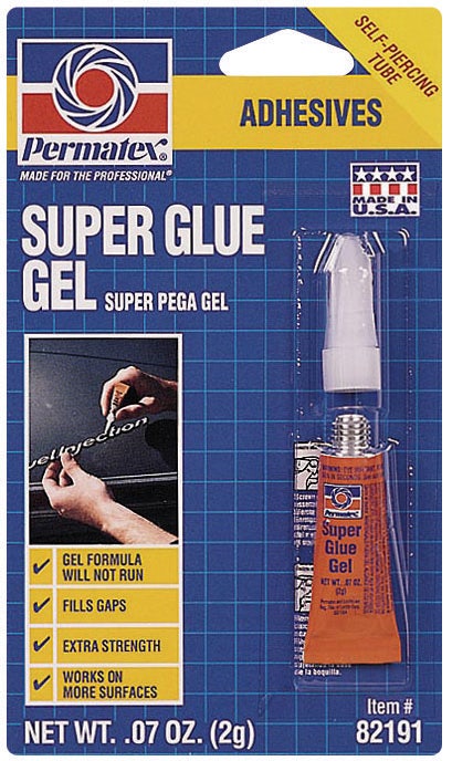 Permatex 82191 Super Glue Gel, 2 G Tube   Super Glue Gel, 2 G Tube