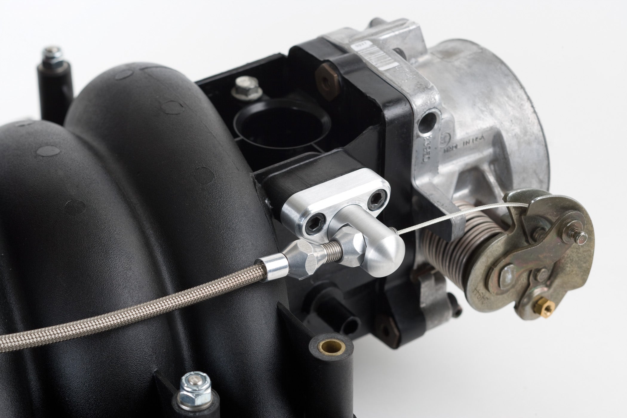 Lokar Tcb-40Ls1 Ls1 Throttle Cable Bracket For Gm Throttle Body With 3" Linkage