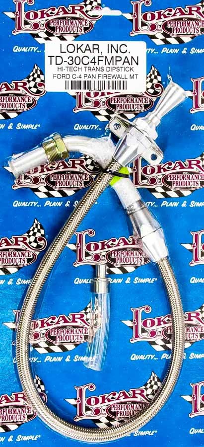 Lokar Td-30C4fmpan Hi-Tech Pan Firewall Mount Transmission Dipstick For Ford C-4