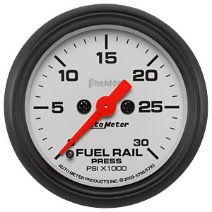 Autometer 5786 Phantom Fuel Rail Pressure Gauge Auto Meter Products 5745 Gauge