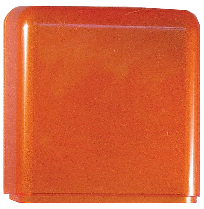Fasteners Unlimited (89-207A Amber Replacement Lens For Command Star Porch Light