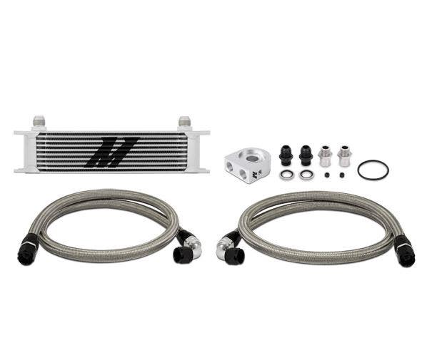 Mishimoto Universal Thermostatic 10 Row Oil Cooler Kit  Universal Thermostatic