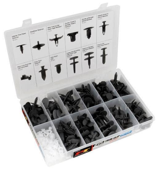 Performance Tool W5241 415Pc Ford Trim Clip Assortment   Trim Clips For Doors,