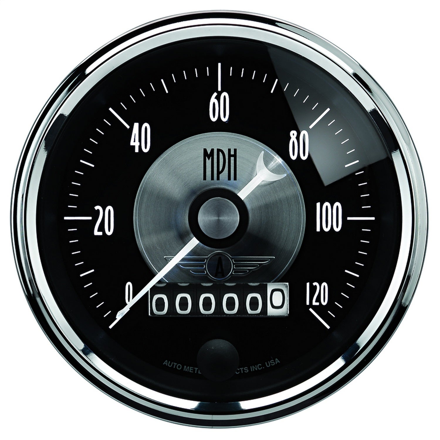 Autometer 2088 Prestige Series Black Diamond Electric Programmable Speedometer