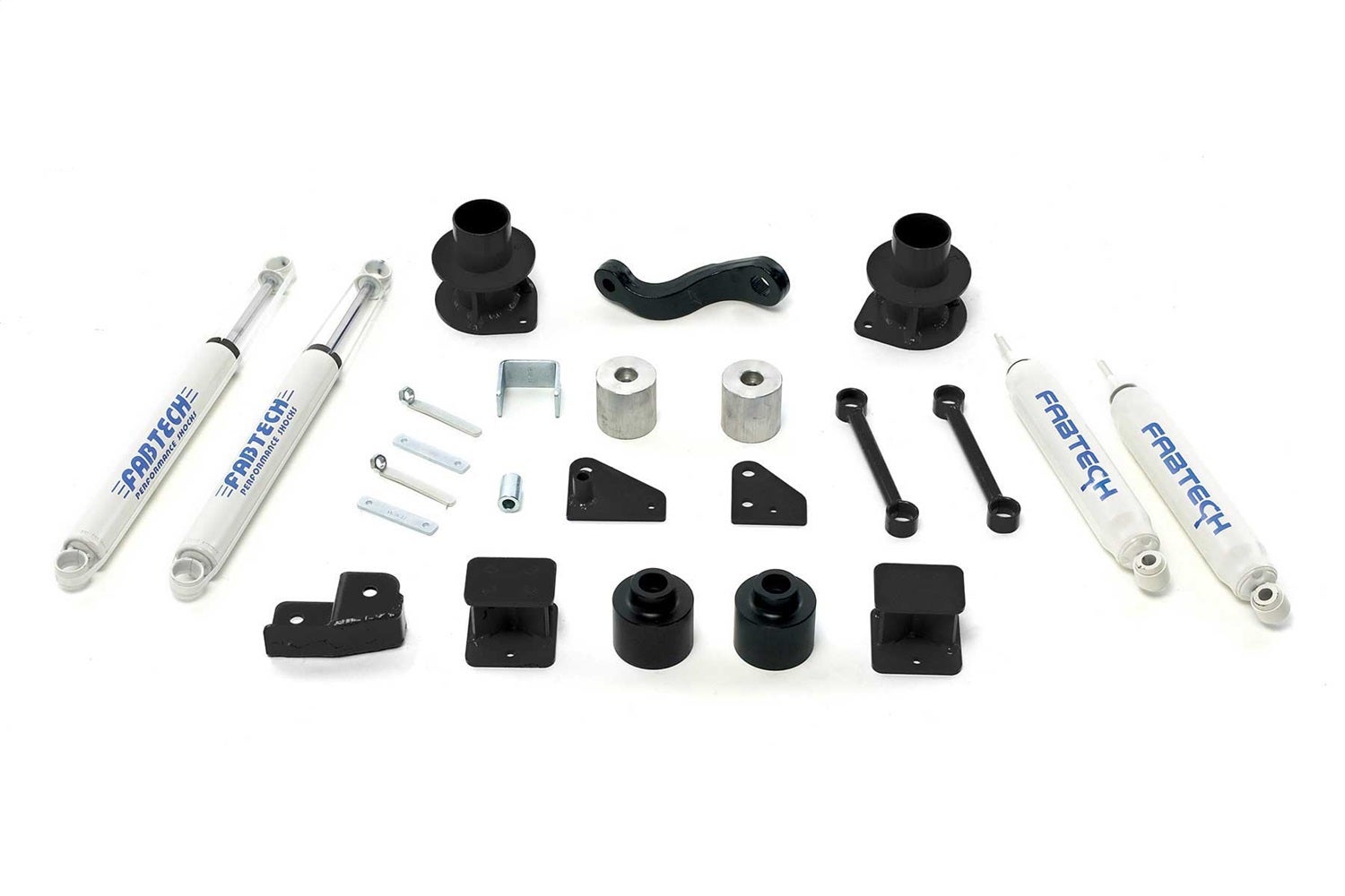 Fabtech K4037 Basic Lift System W/Shocks Fits 07-18 Wrangler (Jk)   Basic Lift